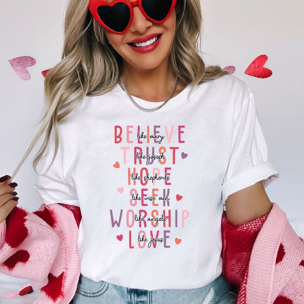 Christian Valintine Print Graphic Tee